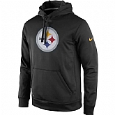 Men's Pittsburgh Steelers Nike Practice Performance Pullover Hoodie - Black,baseball caps,new era cap wholesale,wholesale hats